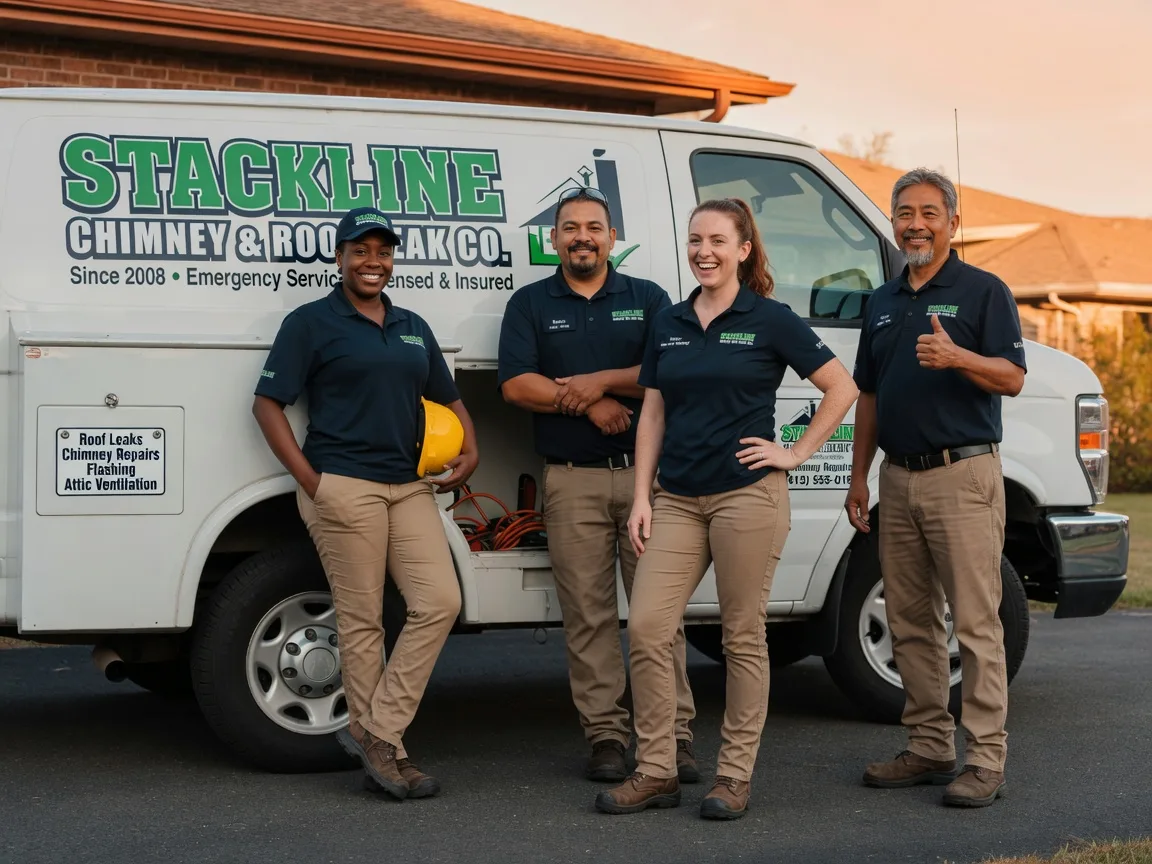 Chimney flashing repair company in Caledonia, ND